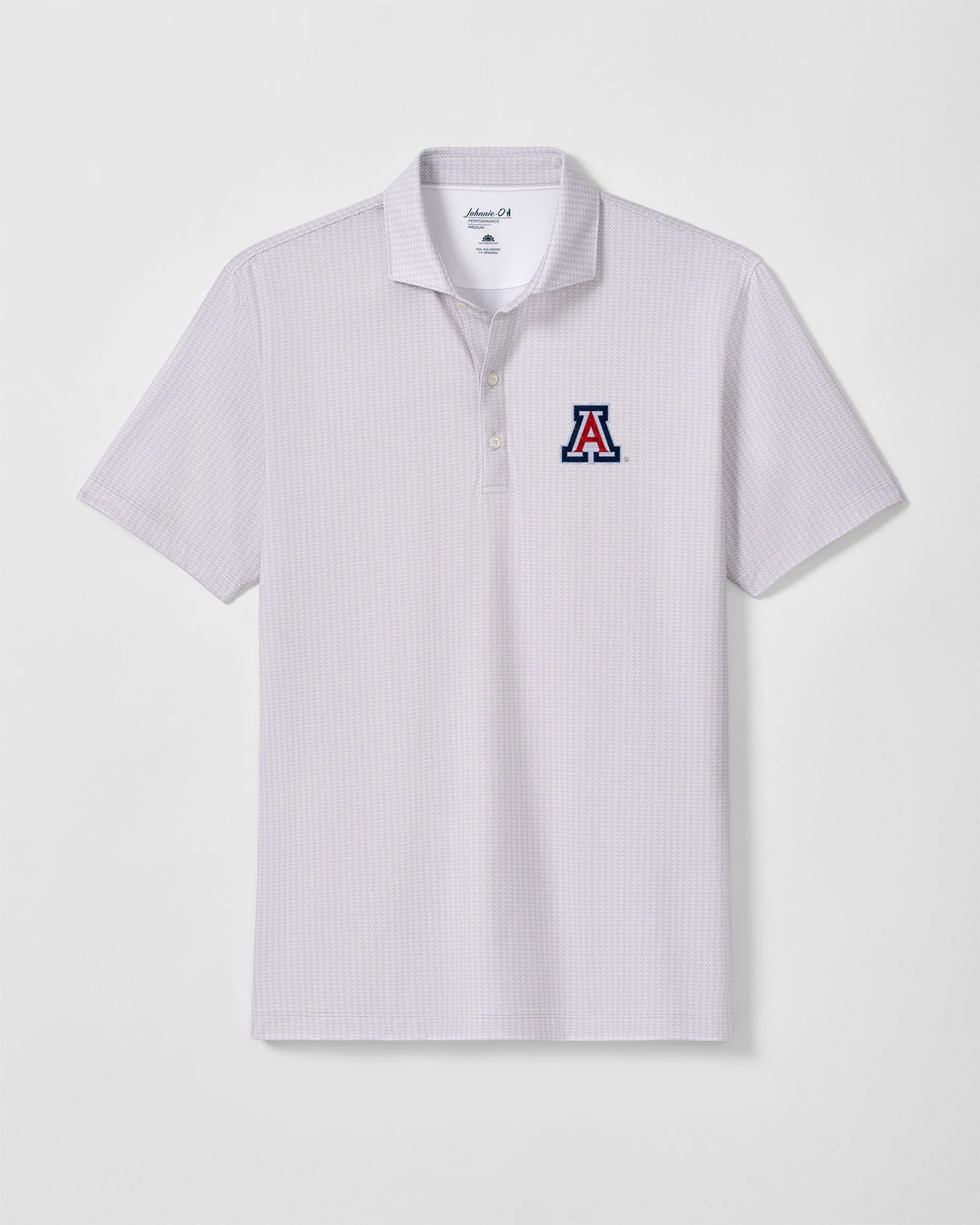 University of Arizona Crosslink Printed Performance Jersey Polo sold by Johnnie-O product image thumbnail 4
