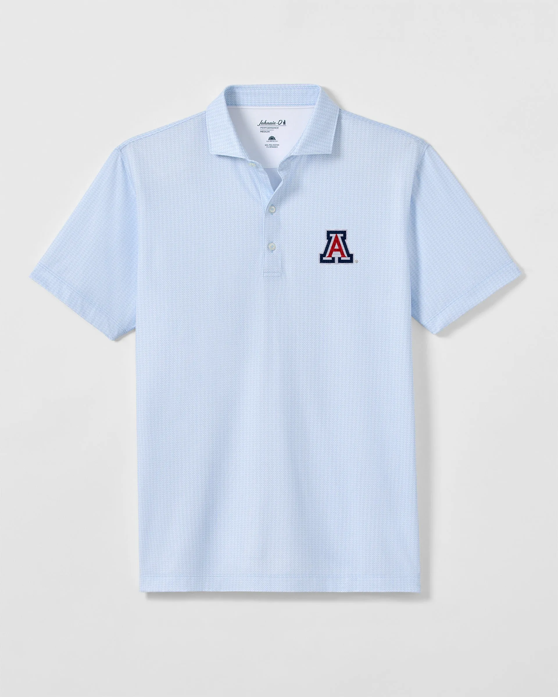 University of Arizona Crosslink Printed Performance Jersey Polo sold by Johnnie-O