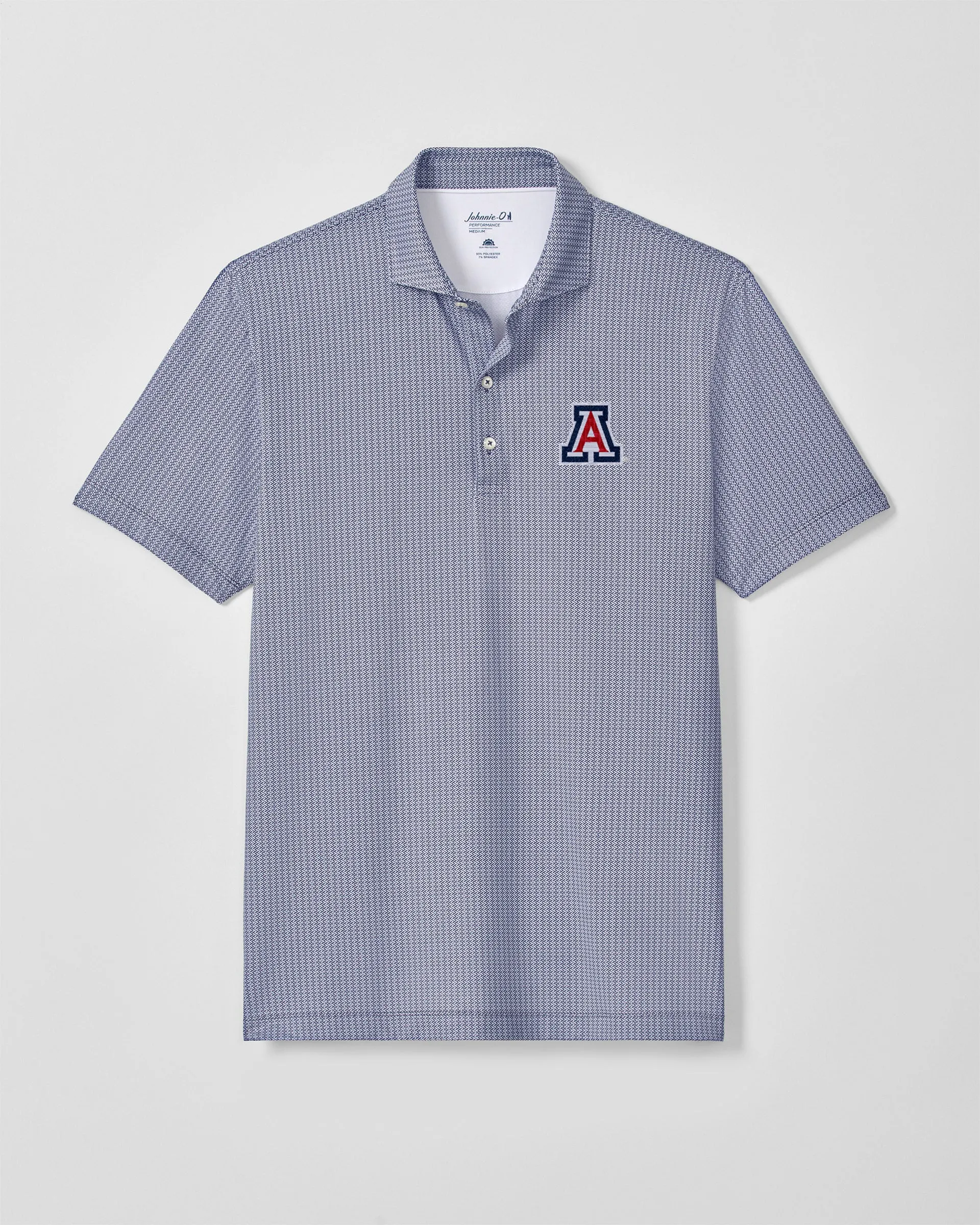 University of Arizona Crosslink Printed Performance Jersey Polo sold by Johnnie-O product image thumbnail 2