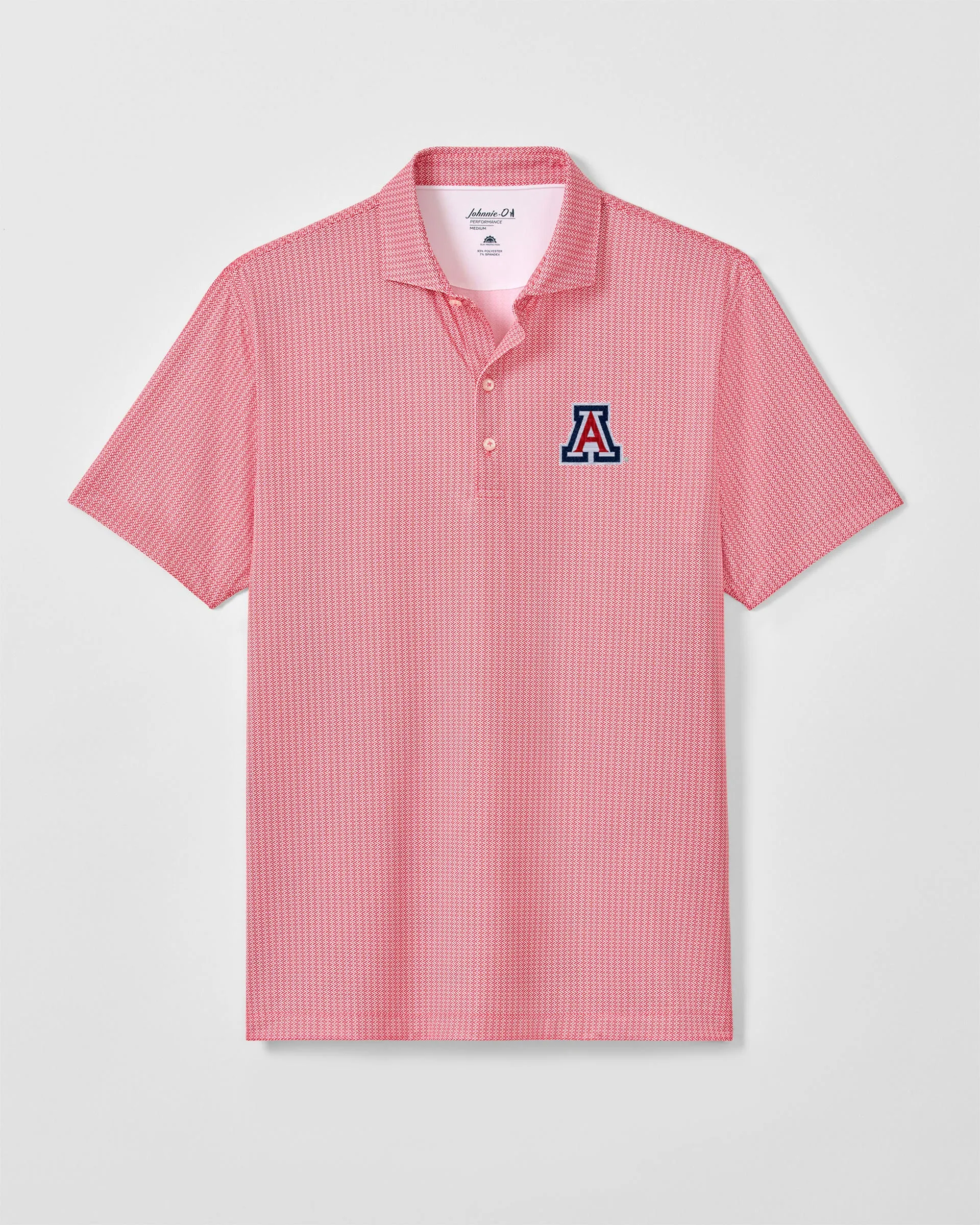 University of Arizona Crosslink Printed Performance Jersey Polo sold by Johnnie-O product image thumbnail 3