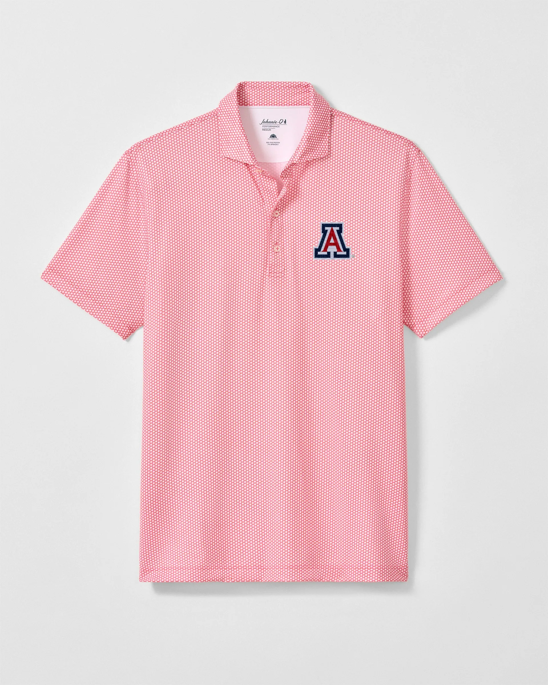 University of Arizona Hex Performance Jersey Polo sold by Johnnie-O product image thumbnail 2
