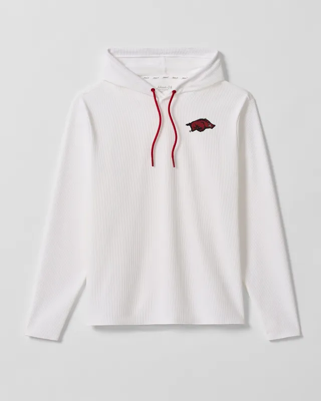University of Arkansas Hoppin Pop Performance Hoodie made by Johnnie-O