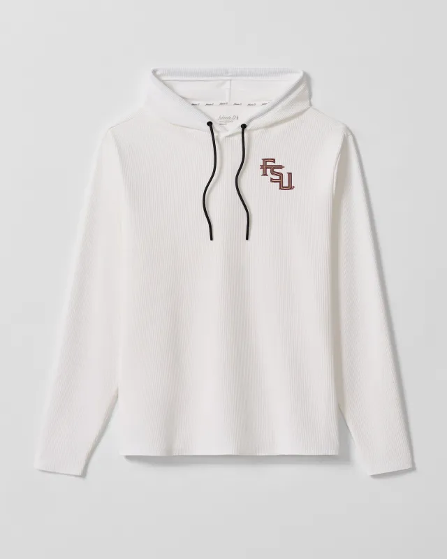 Florida State University Hoppin Pop Performance Hoodie - Stacked Logo made by Johnnie-O
