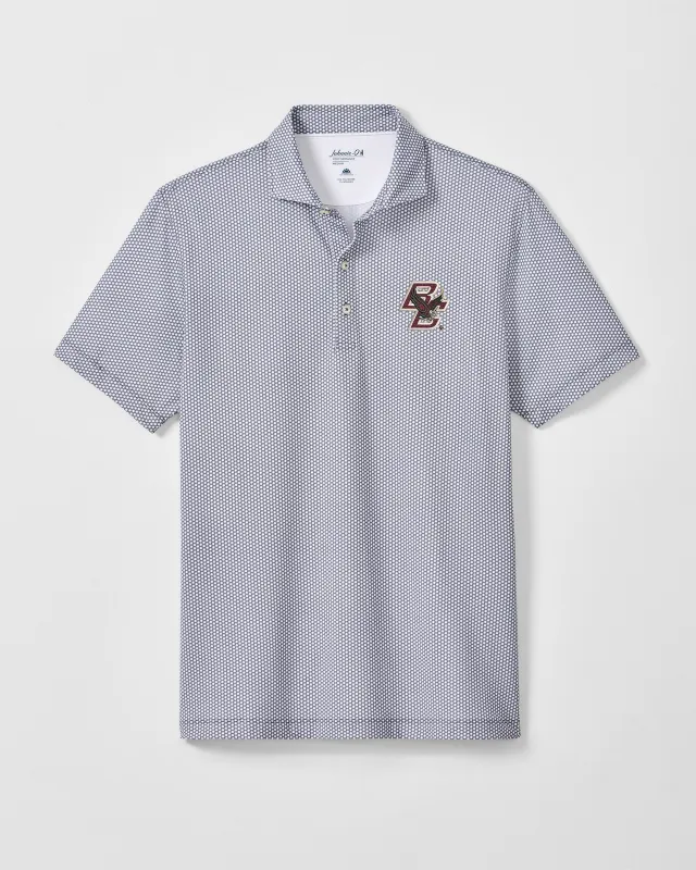 Boston College Hex Performance Jersey Polo made by Johnnie-O