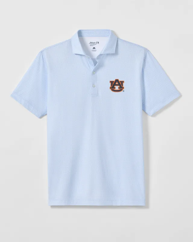 Auburn University Crosslink Printed Performance Jersey Polo made by Johnnie-O