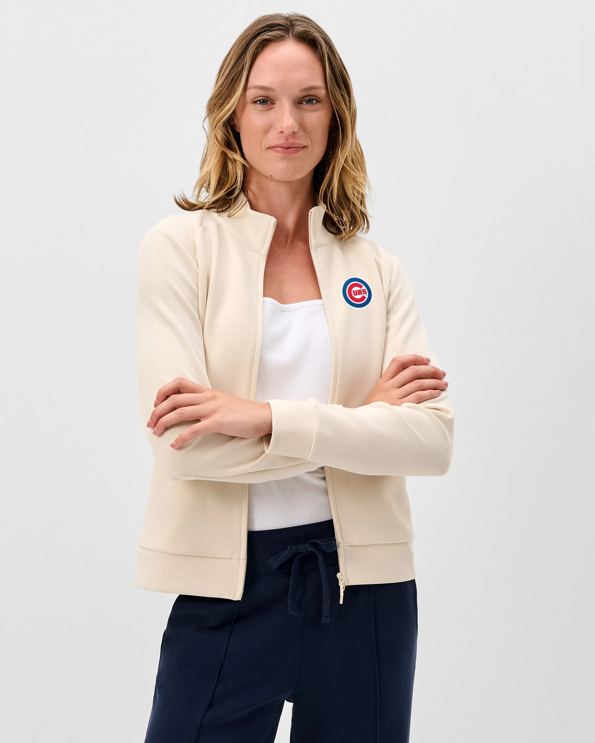 Women's Chicago Cubs Pipa Performance Jacket sold by Johnnie-O