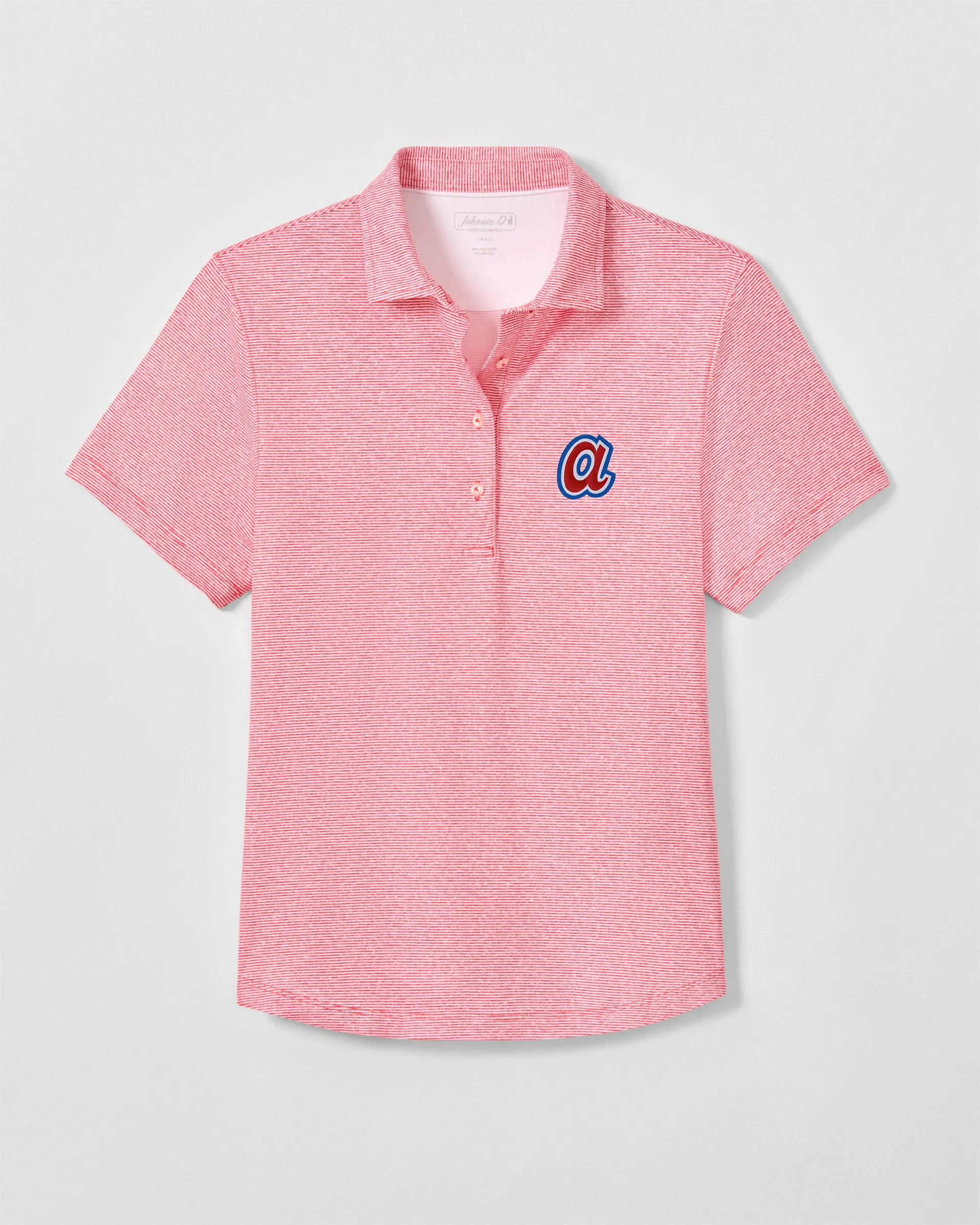 Women's Atlanta Braves Maxine Featherweight Performance Polo - Cooperstown Logo sold by Johnnie-O product image thumbnail 2