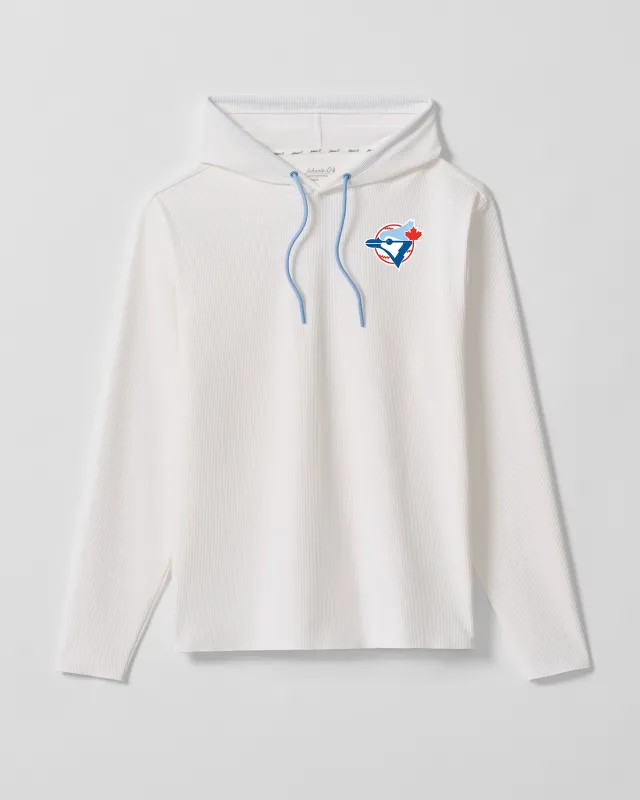 Toronto Blue Jays Hoppin Pop Performance Hoodie - Cooperstown Logo made by Johnnie-O