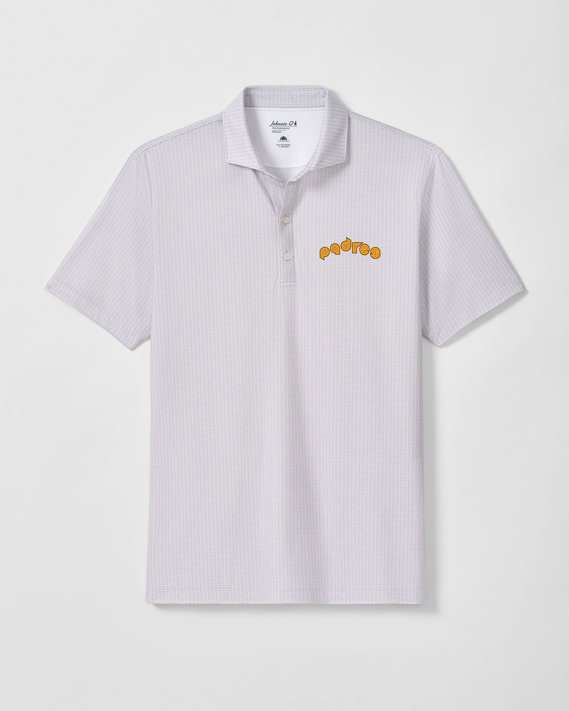 San Diego Padres Crosslink Printed Performance Jersey Polo - Cooperstown Logo sold by Johnnie-O product image thumbnail 2