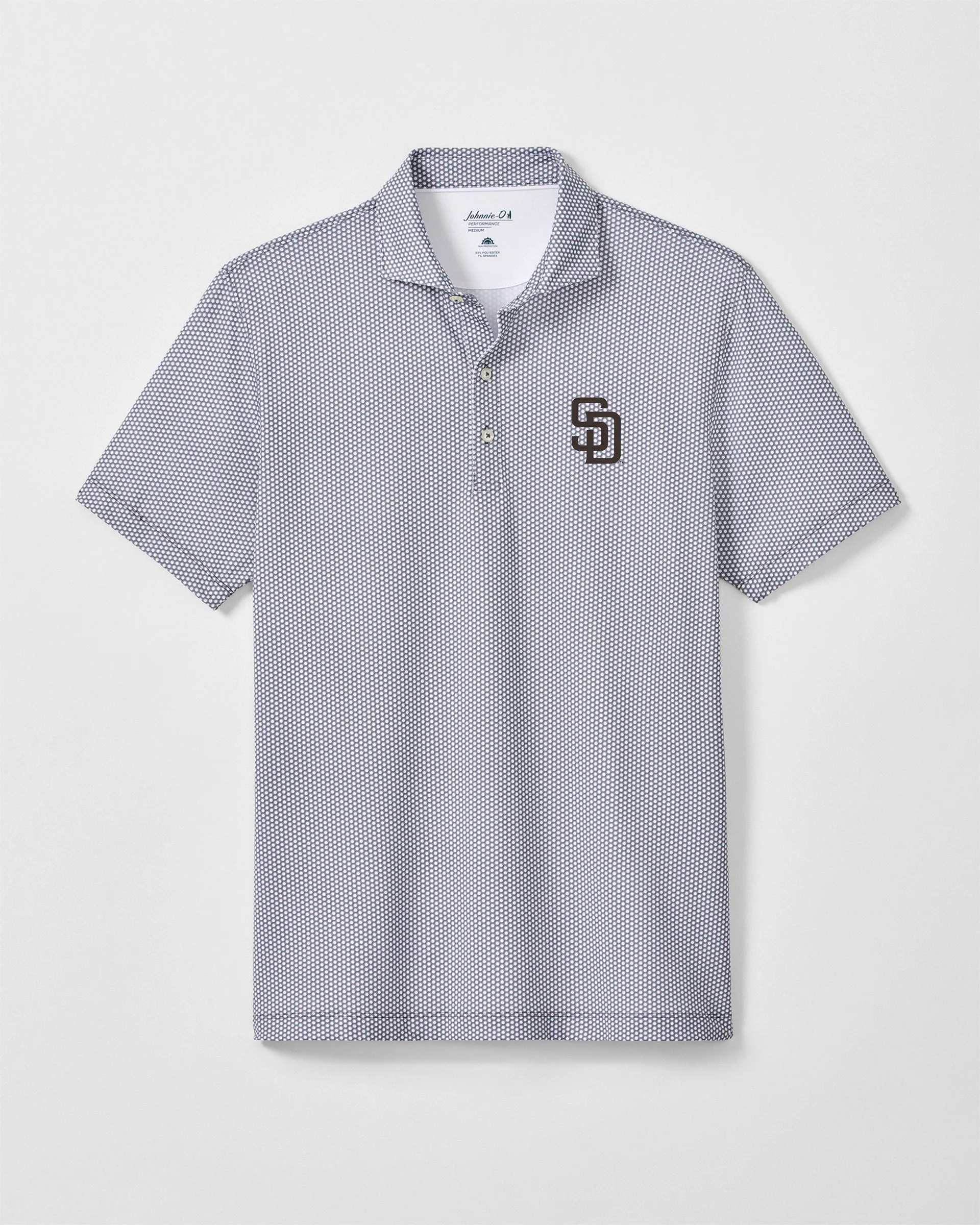 San Diego Padres Hex Performance Jersey Polo sold by Johnnie-O