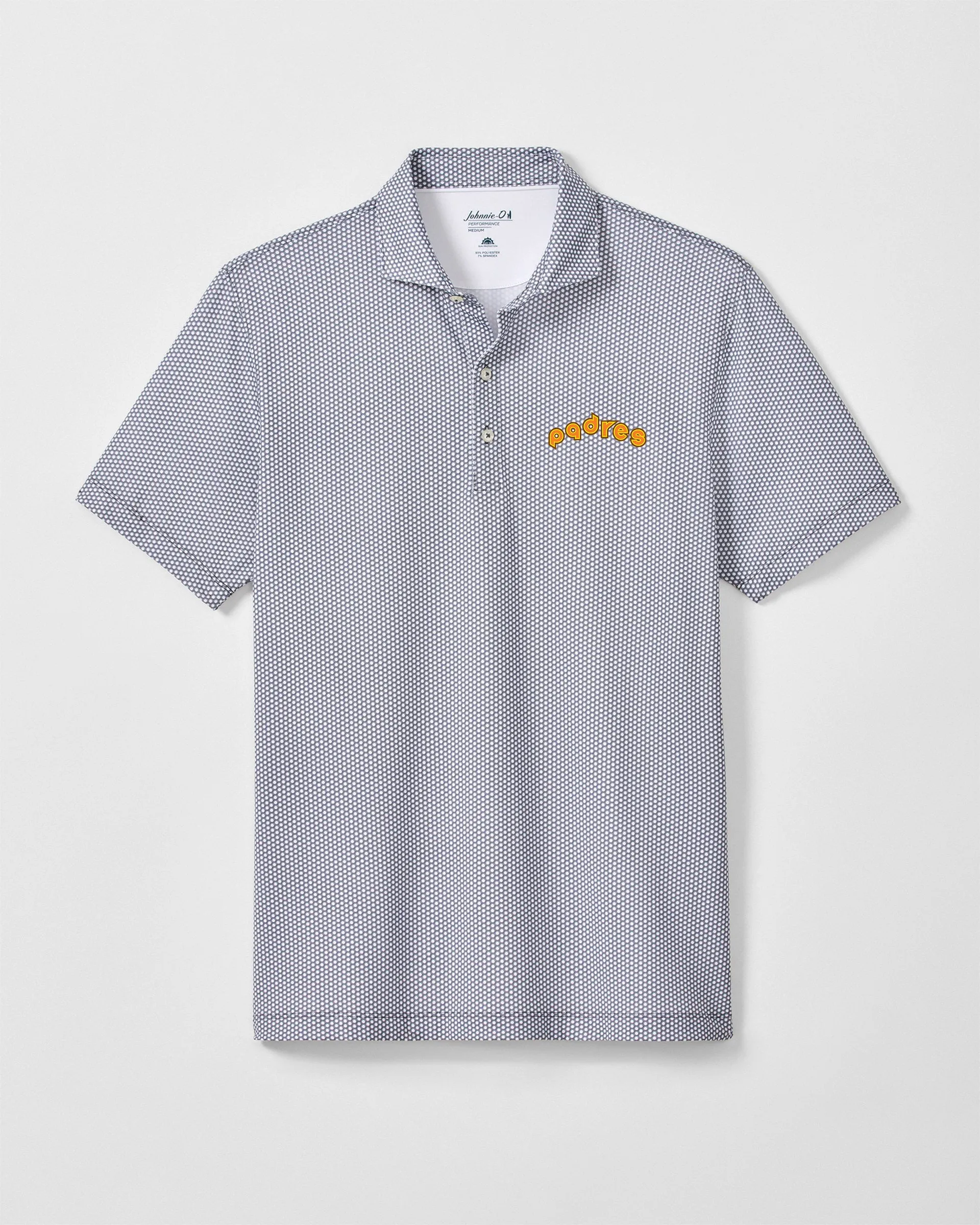 San Diego Padres Hex Performance Jersey Polo - Cooperstown Logo sold by Johnnie-O