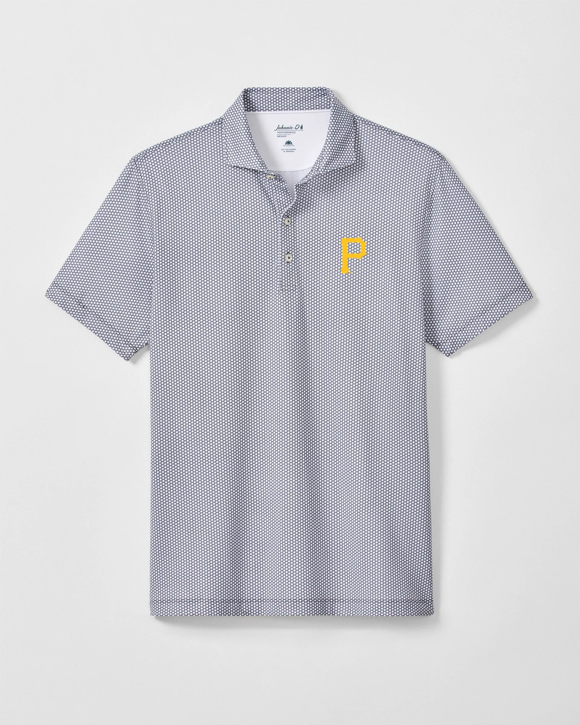 Pittsburgh Pirates Hex Performance Jersey Polo sold by Johnnie-O