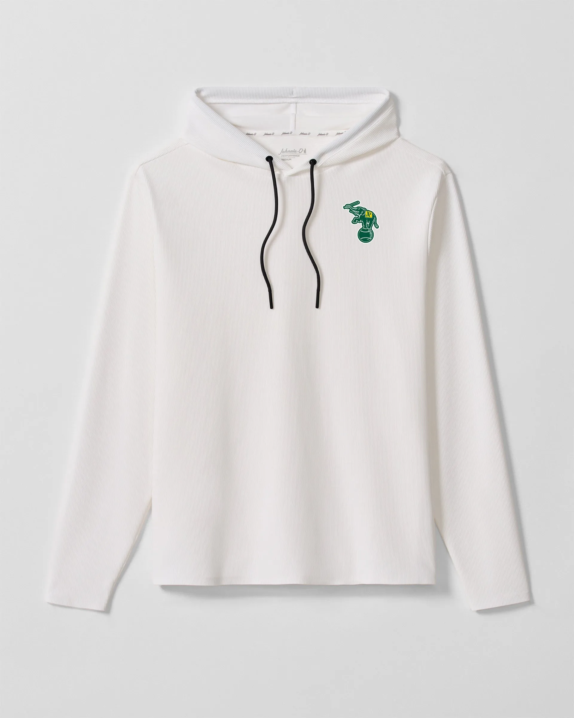 Oakland Athletics Hoppin Pop Performance Hoodie - Cooperstown Logo sold by Johnnie-O