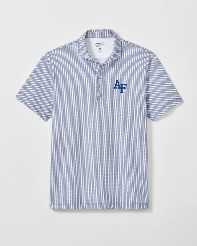 Air Force Academy Hex Performance Jersey Polo made by Johnnie-O
