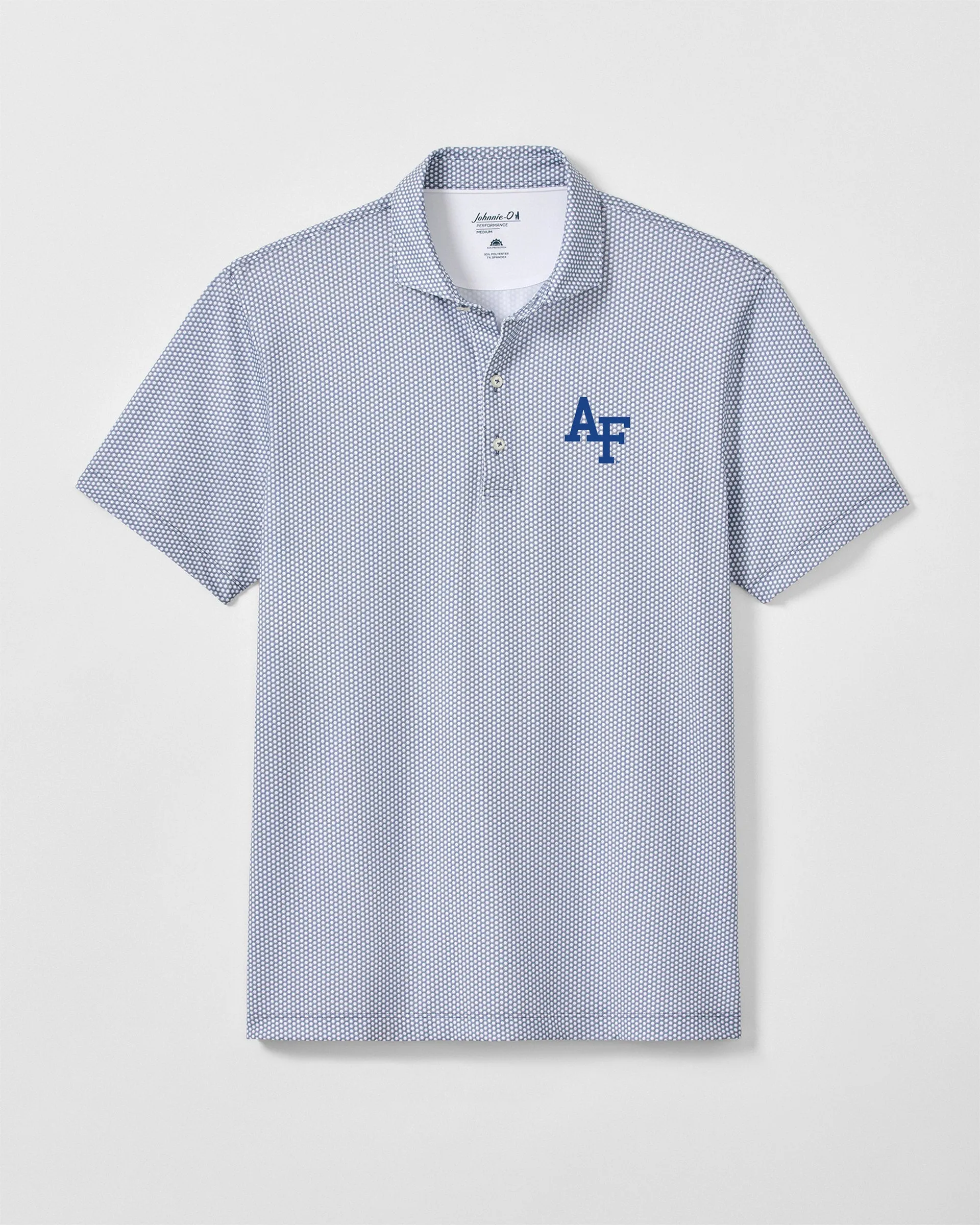 Air Force Academy Hex Performance Jersey Polo sold by Johnnie-O