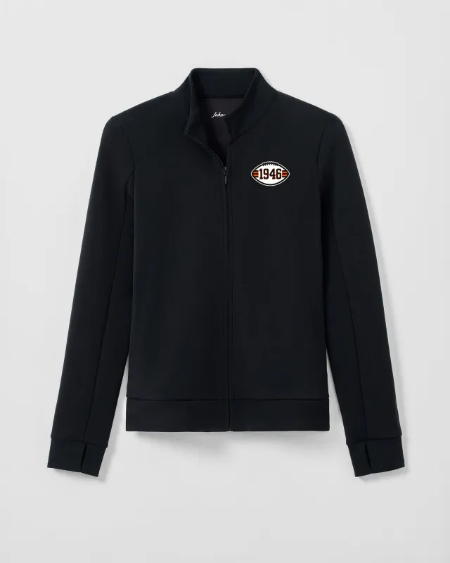 Women's Cleveland Browns Pipa Performance Jacket - Classic 1946 Logo made by Johnnie-O