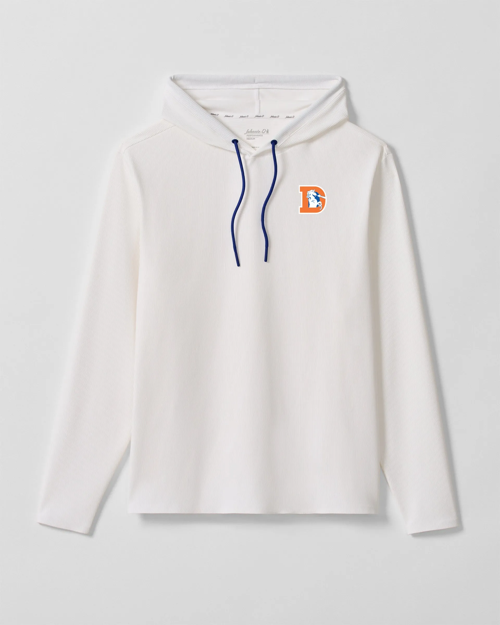 Denver Broncos Hoppin Pop Performance Hoodie - Classic Logo sold by Johnnie-O