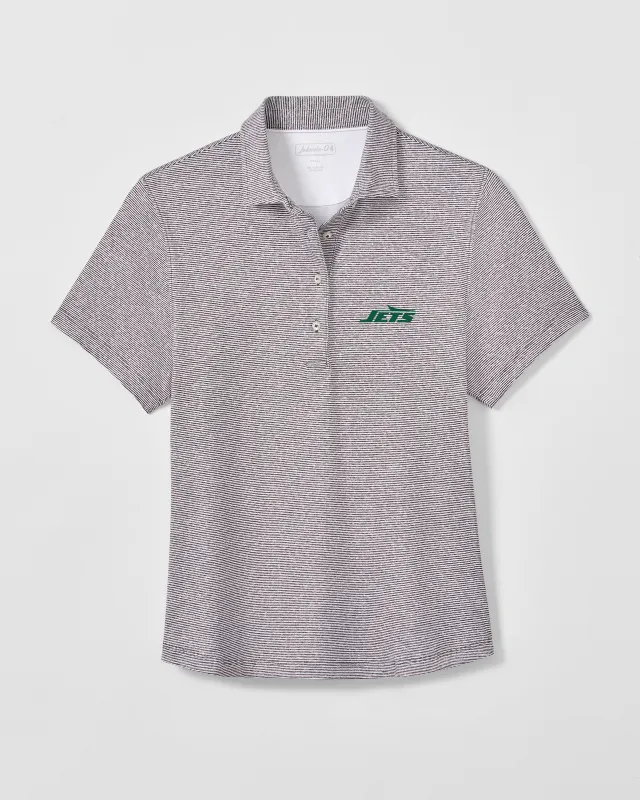 Women's New York Jets Maxine Featherweight Performance Polo made by Johnnie-O