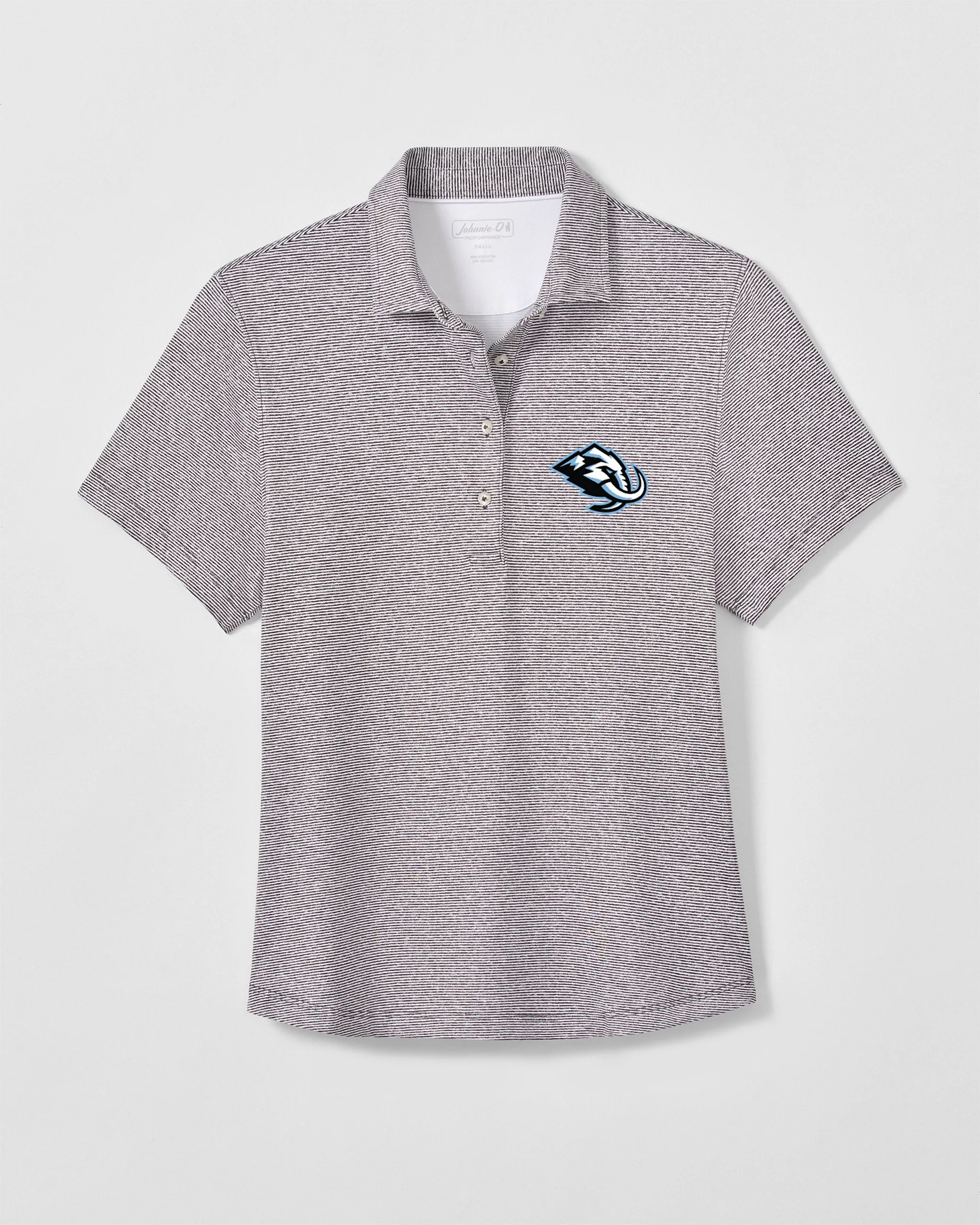 Women's Utah Mammoth Maxine Featherweight Performance Polo sold by Johnnie-O