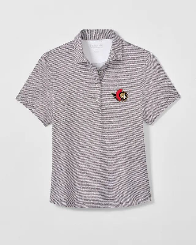 Women's Ottawa Senators Maxine Featherweight Performance Polo made by Johnnie-O