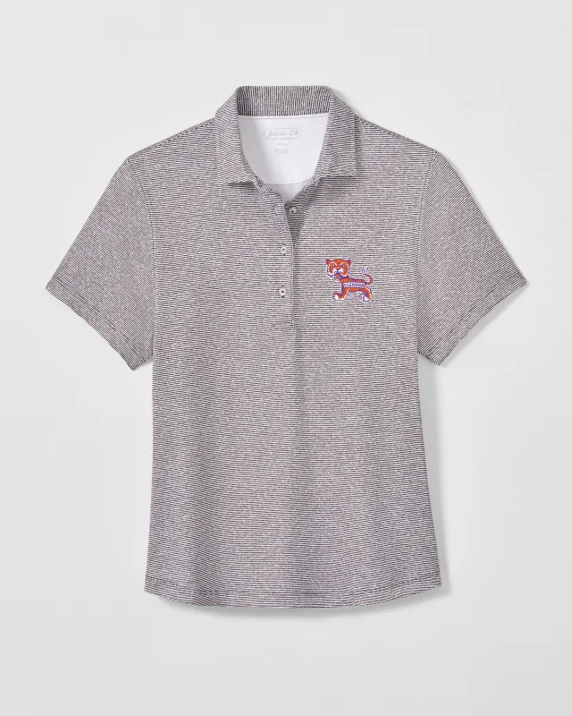 Women's Clemson Vault Maxine Featherweight Performance Polo - Vault Logo made by Johnnie-O
