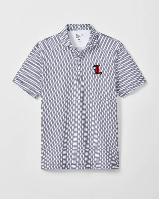 Louisville Hex Performance Jersey Polo - L Logo made by Johnnie-O