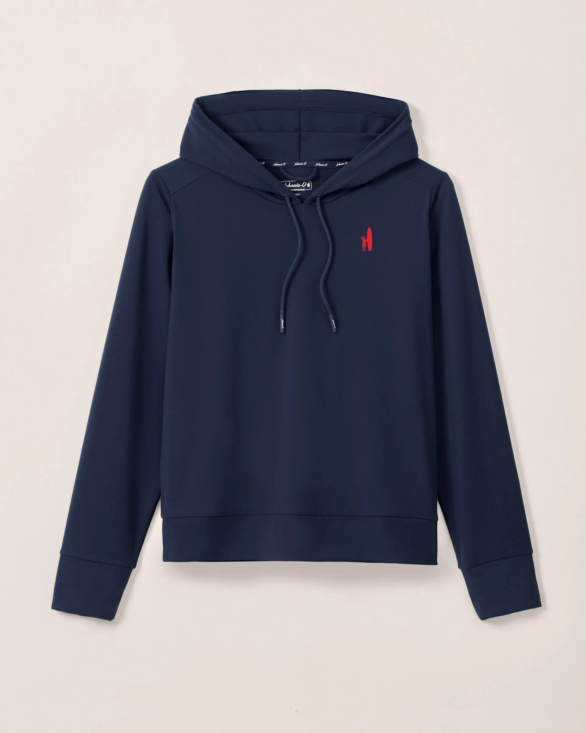 Women's Custom Surfer Logo Nalla Performance Hoodie sold by Johnnie-O product image thumbnail 4