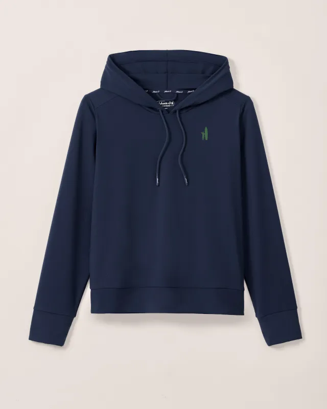 Women's Custom Surfer Logo Nalla Performance Hoodie made by Johnnie-O