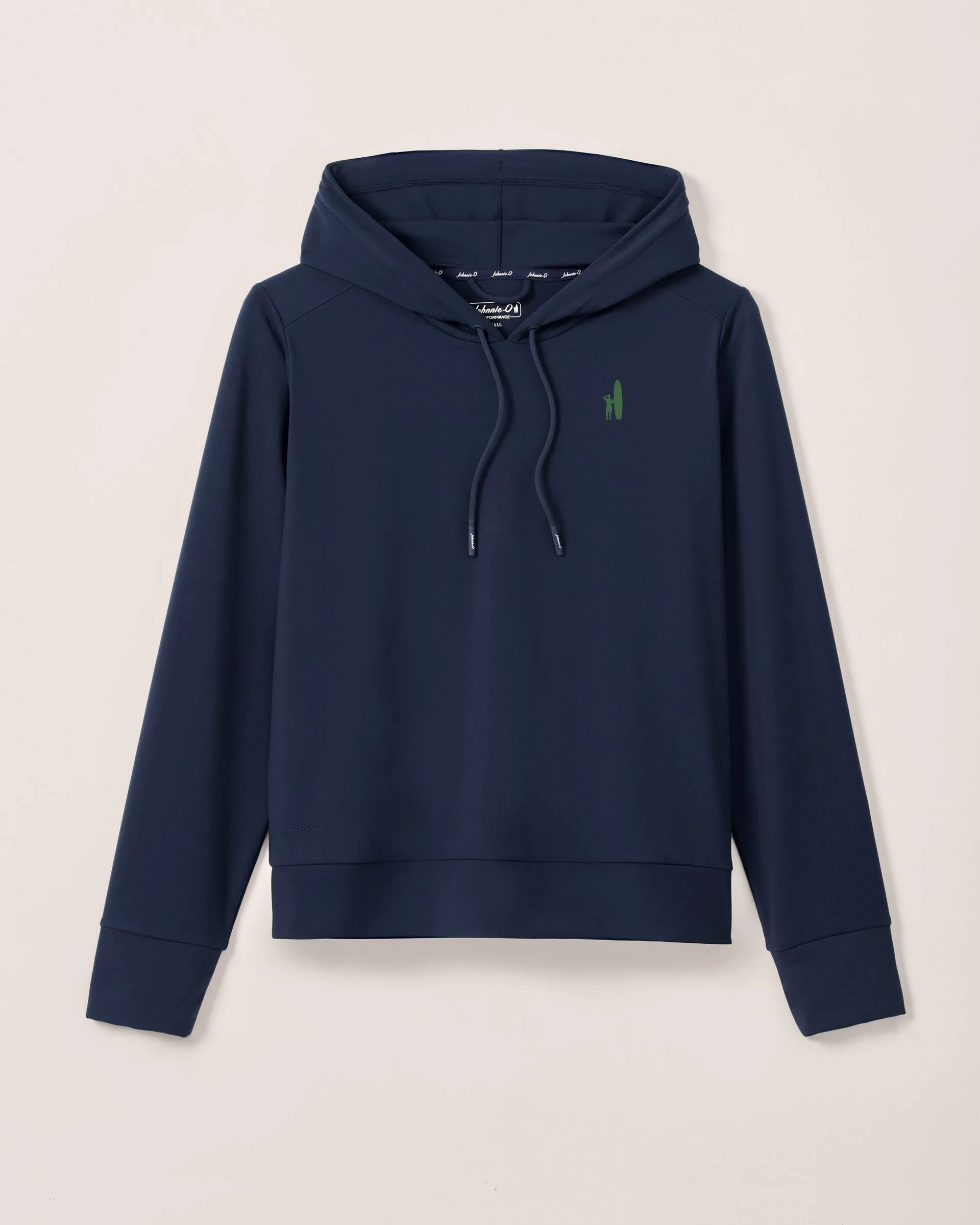 Women's Custom Surfer Logo Nalla Performance Hoodie sold by Johnnie-O