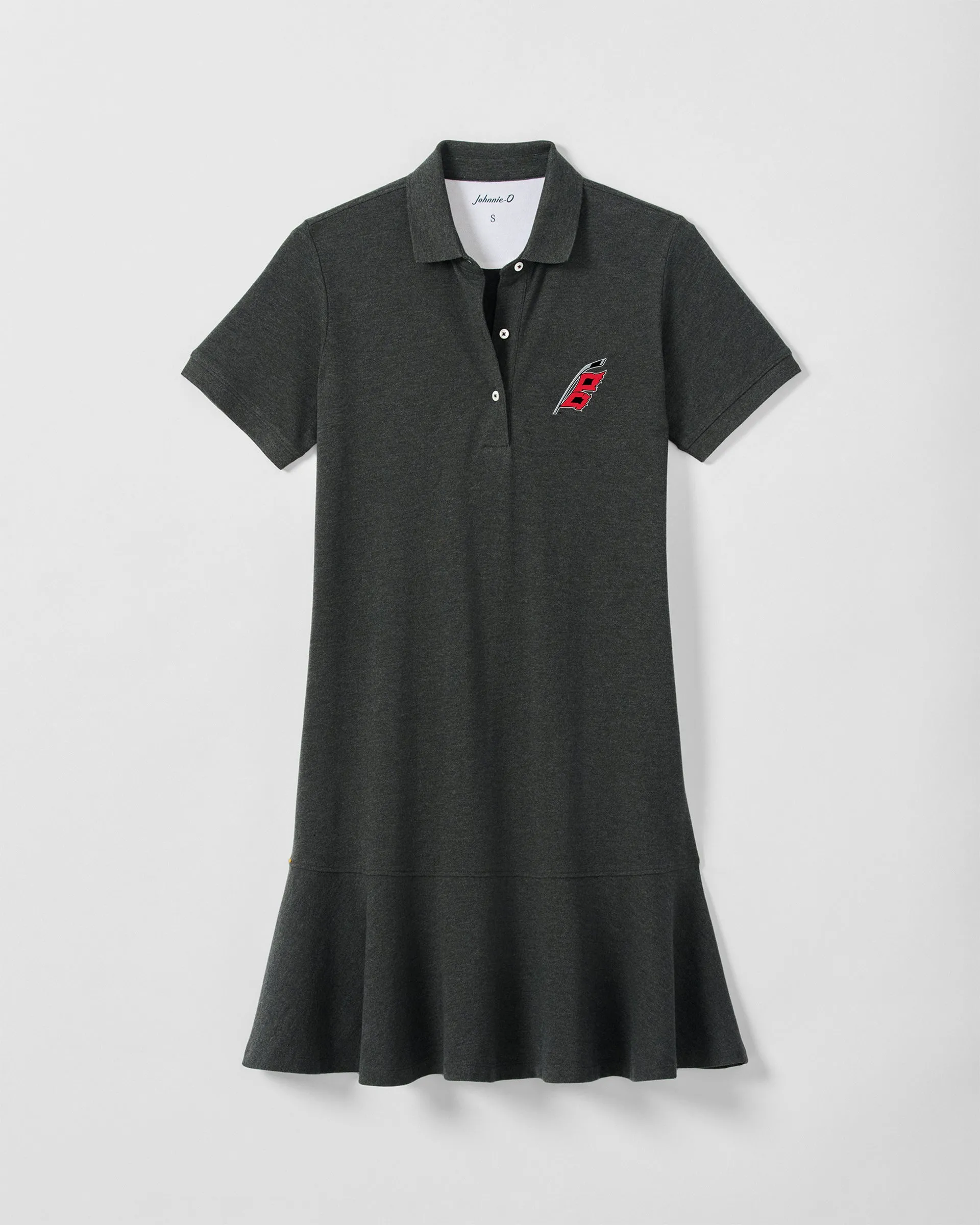 Women's Carolina Hurricanes Pique Dress - Flag Logo sold by Johnnie-O