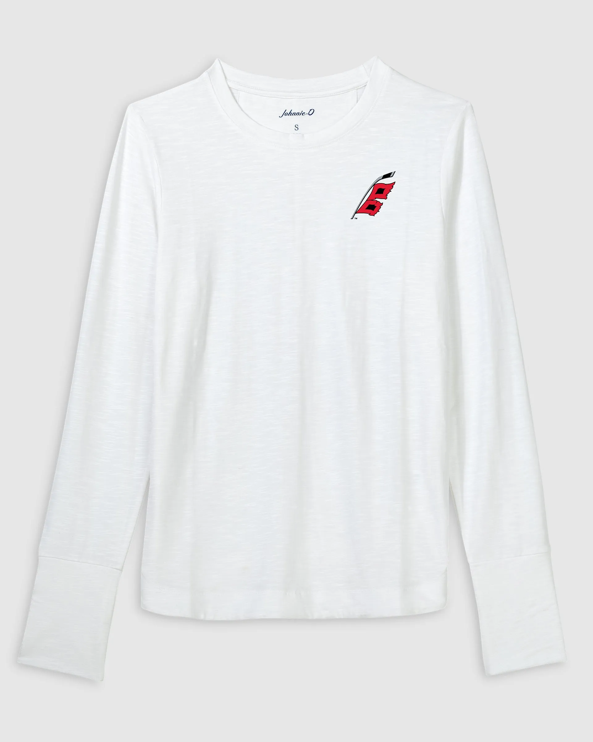 Women's Carolina Hurricanes Valerie Long Sleeve Tee - Flag Logo sold by Johnnie-O product image thumbnail 4