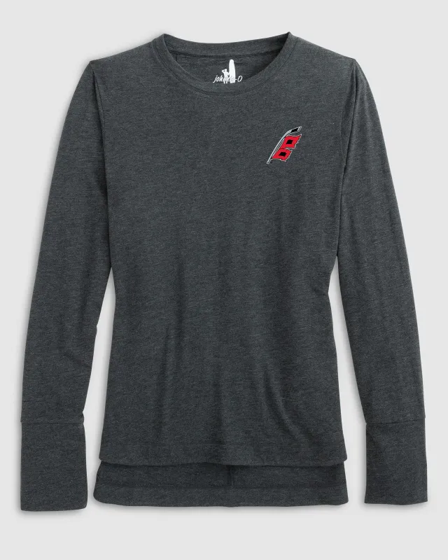 Women's Carolina Hurricanes Valerie Long Sleeve Tee - Flag Logo made by Johnnie-O