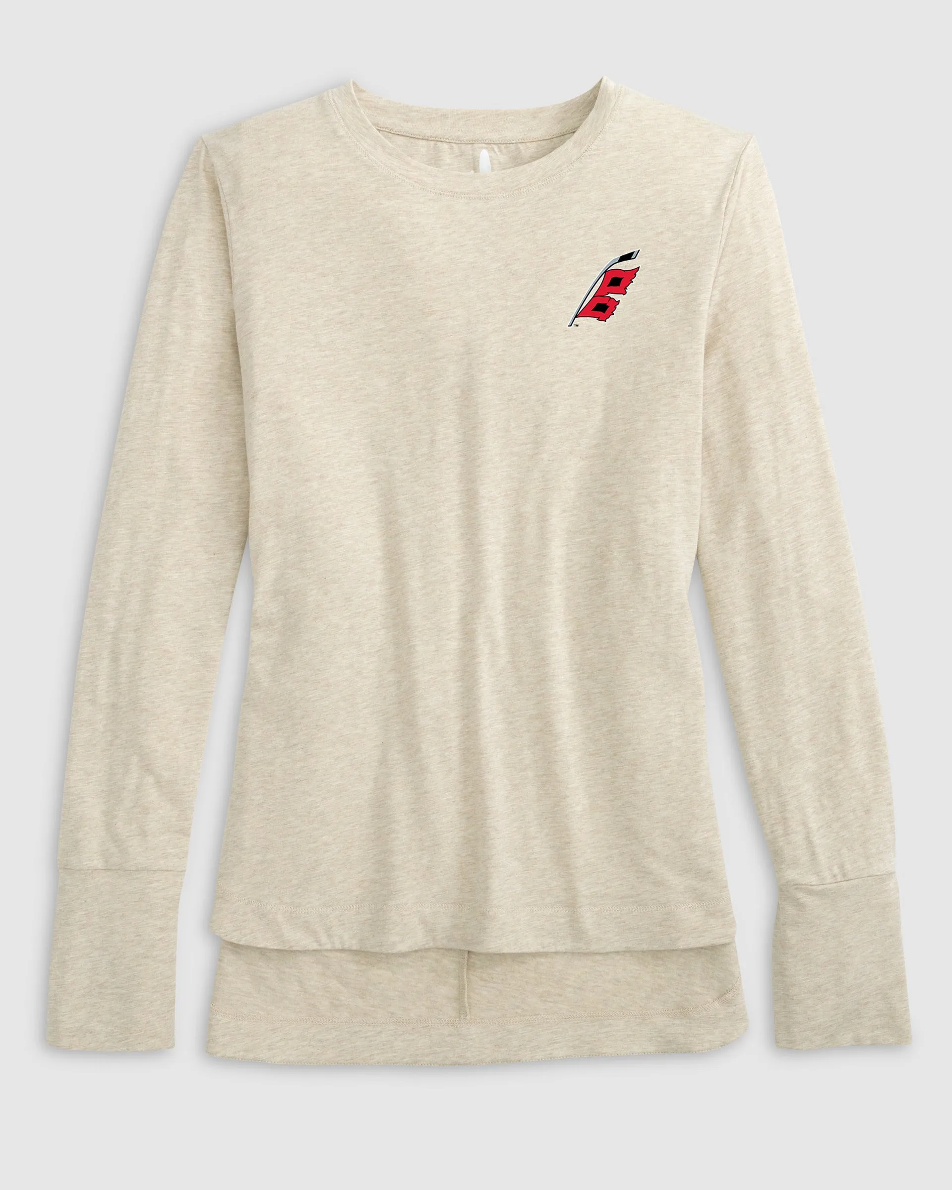 Women's Carolina Hurricanes Valerie Long Sleeve Tee - Flag Logo sold by Johnnie-O product image thumbnail 2