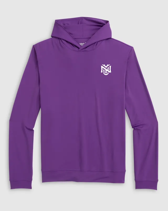 New York University Motion Performance Hoodie made by Johnnie-O