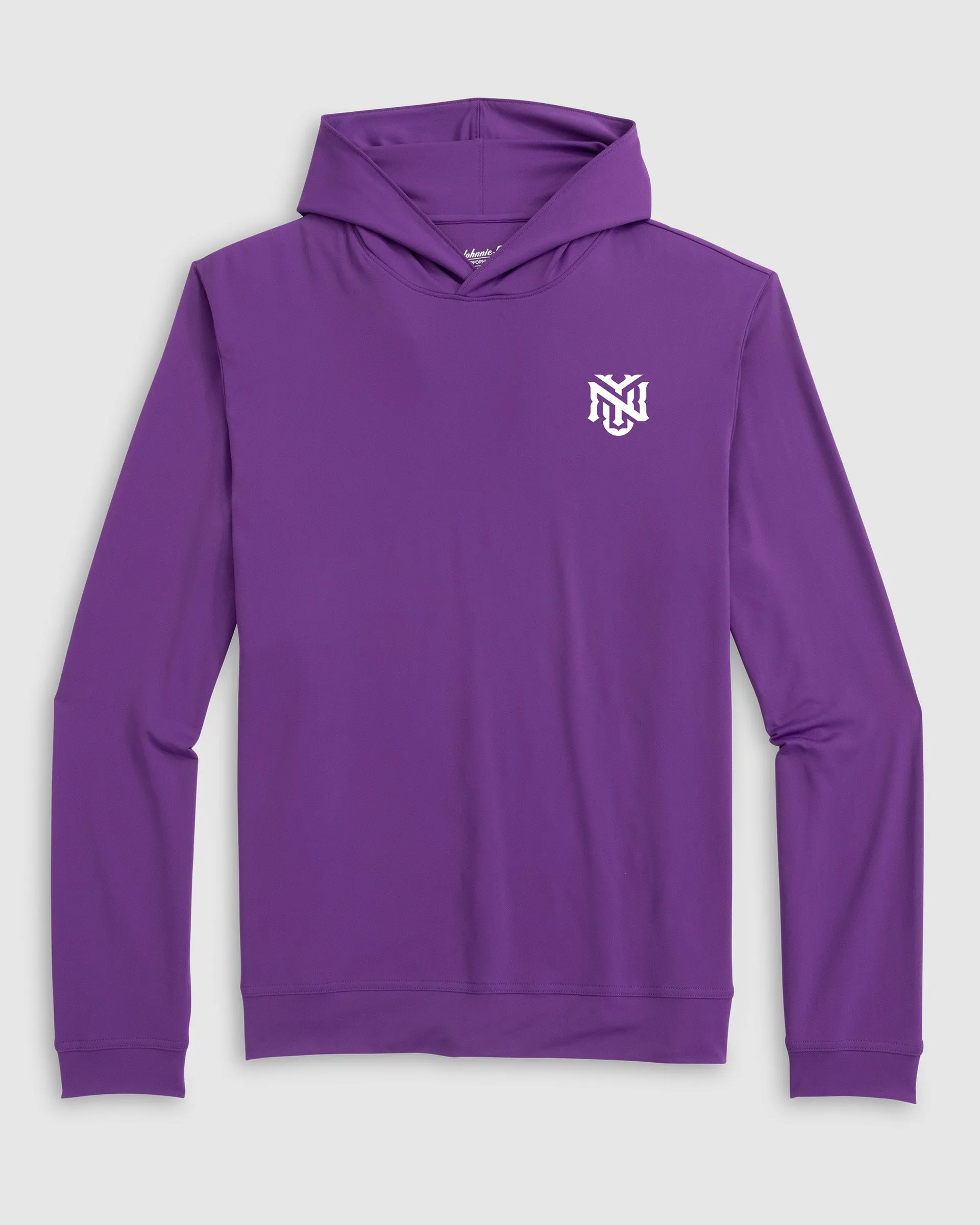New York University Motion Performance Hoodie sold by Johnnie-O