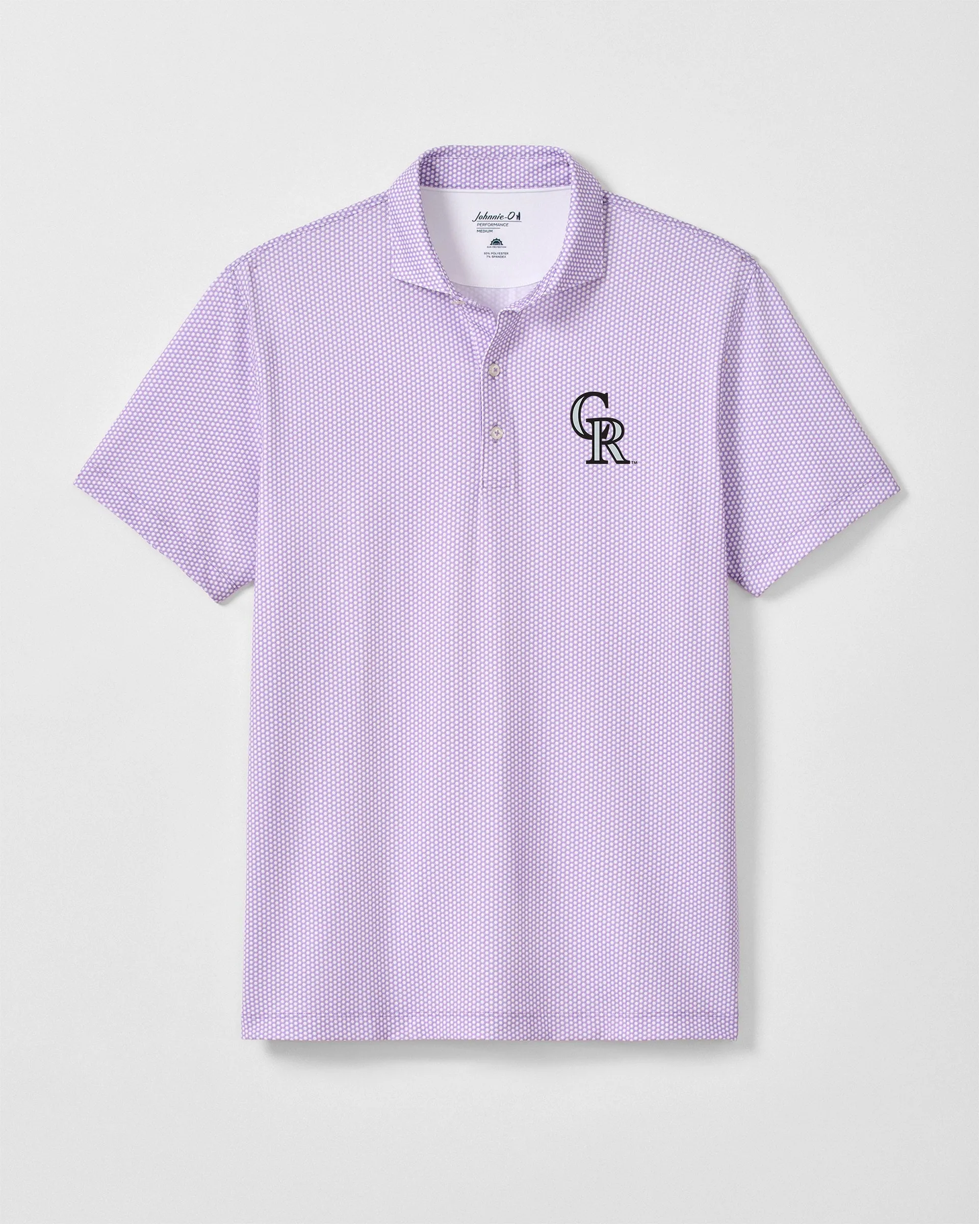 Colorado Rockies Hex Performance Jersey Polo sold by Johnnie-O