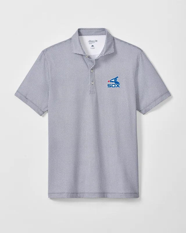 Chicago White Sox Hex Performance Jersey Polo - Cooperstown Logo made by Johnnie-O