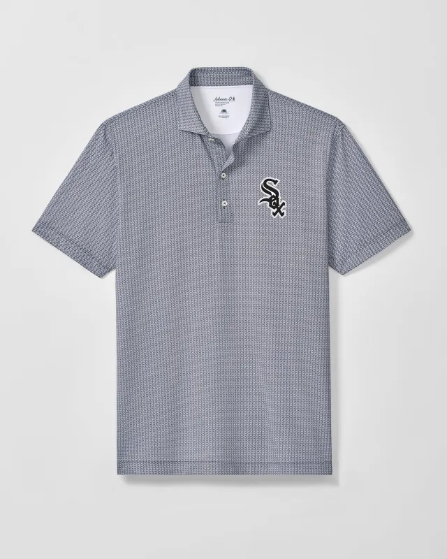 Chicago White Sox Crosslink Printed Performance Jersey Polo made by Johnnie-O