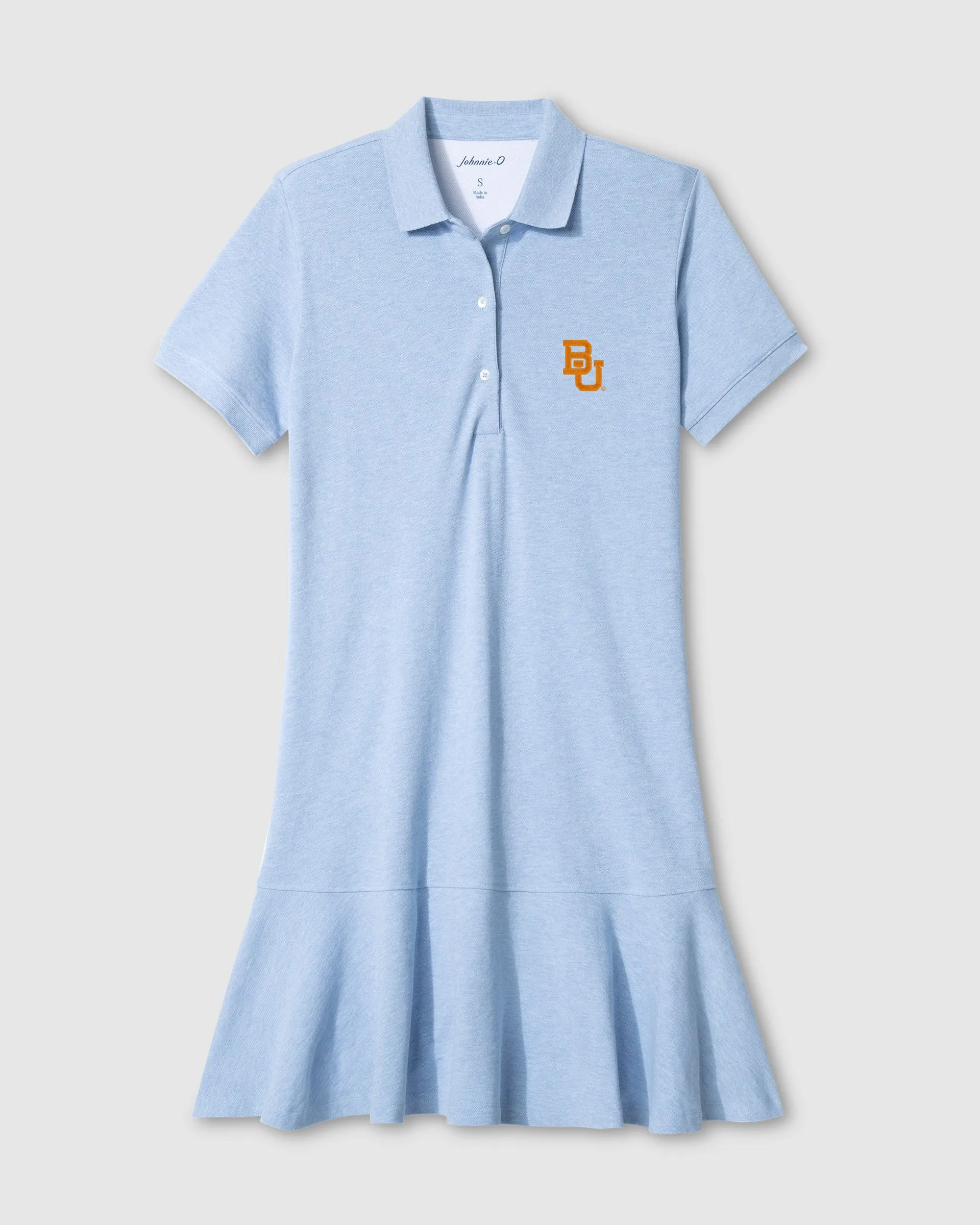 Women's Baylor University Janie Pique Mini Polo Dress sold by Johnnie-O