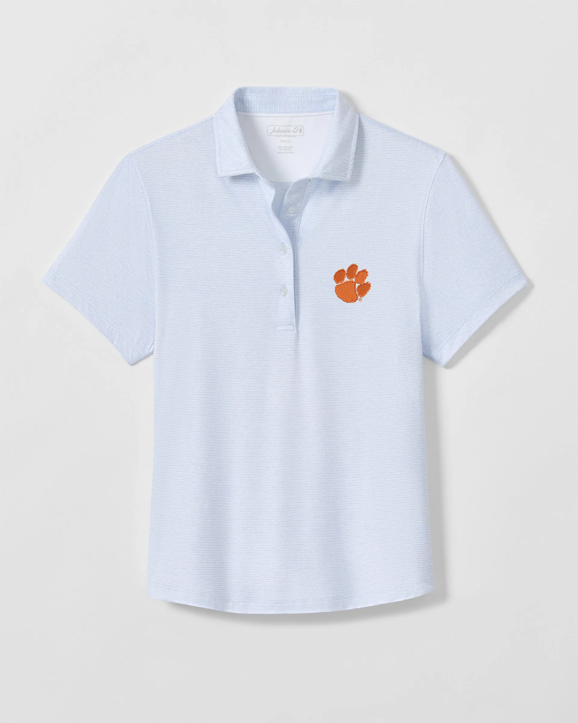 Women's Clemson University Maxine Featherweight Performance Polo sold by Johnnie-O product image thumbnail 4