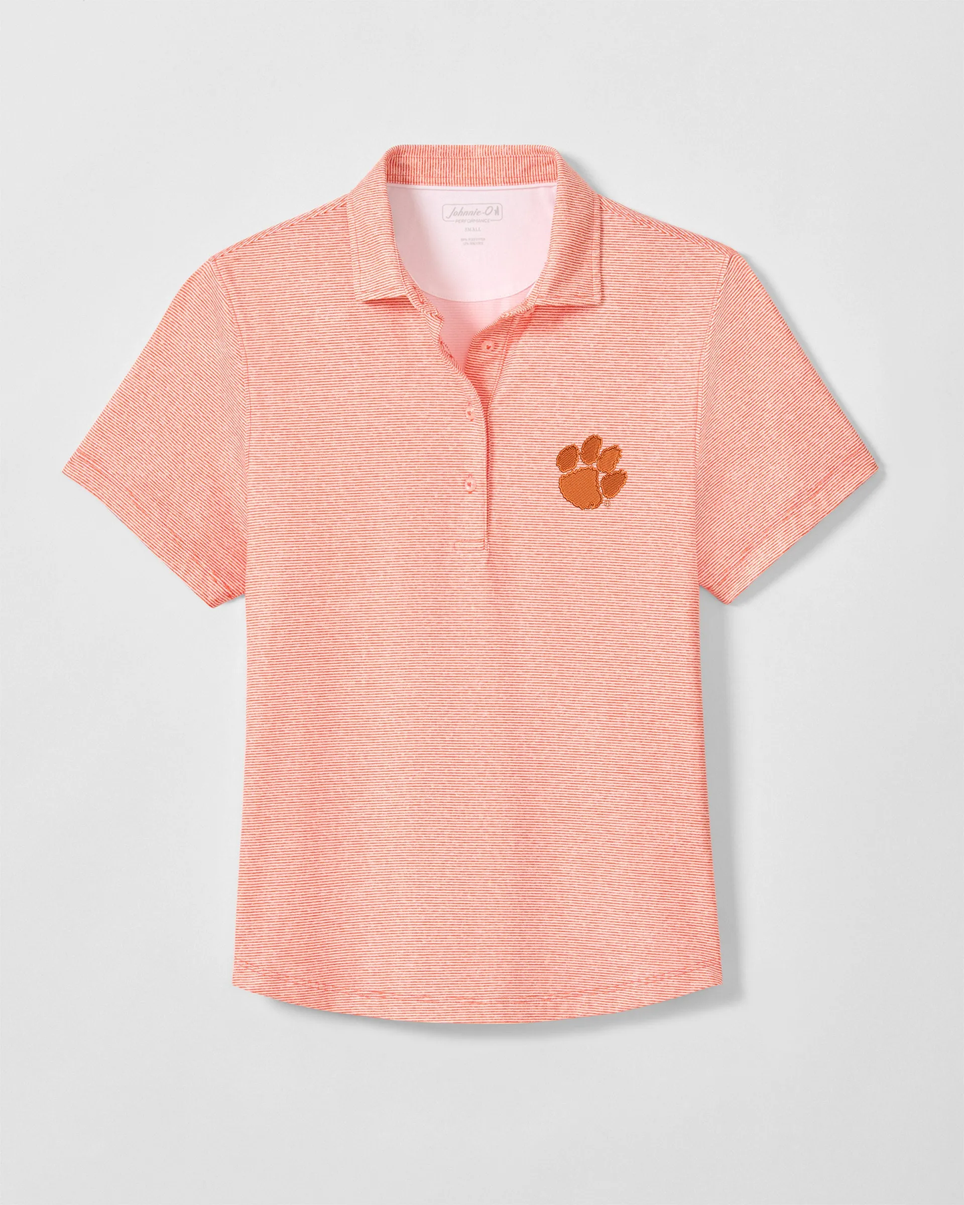 Women's Clemson University Maxine Featherweight Performance Polo sold by Johnnie-O product image thumbnail 2