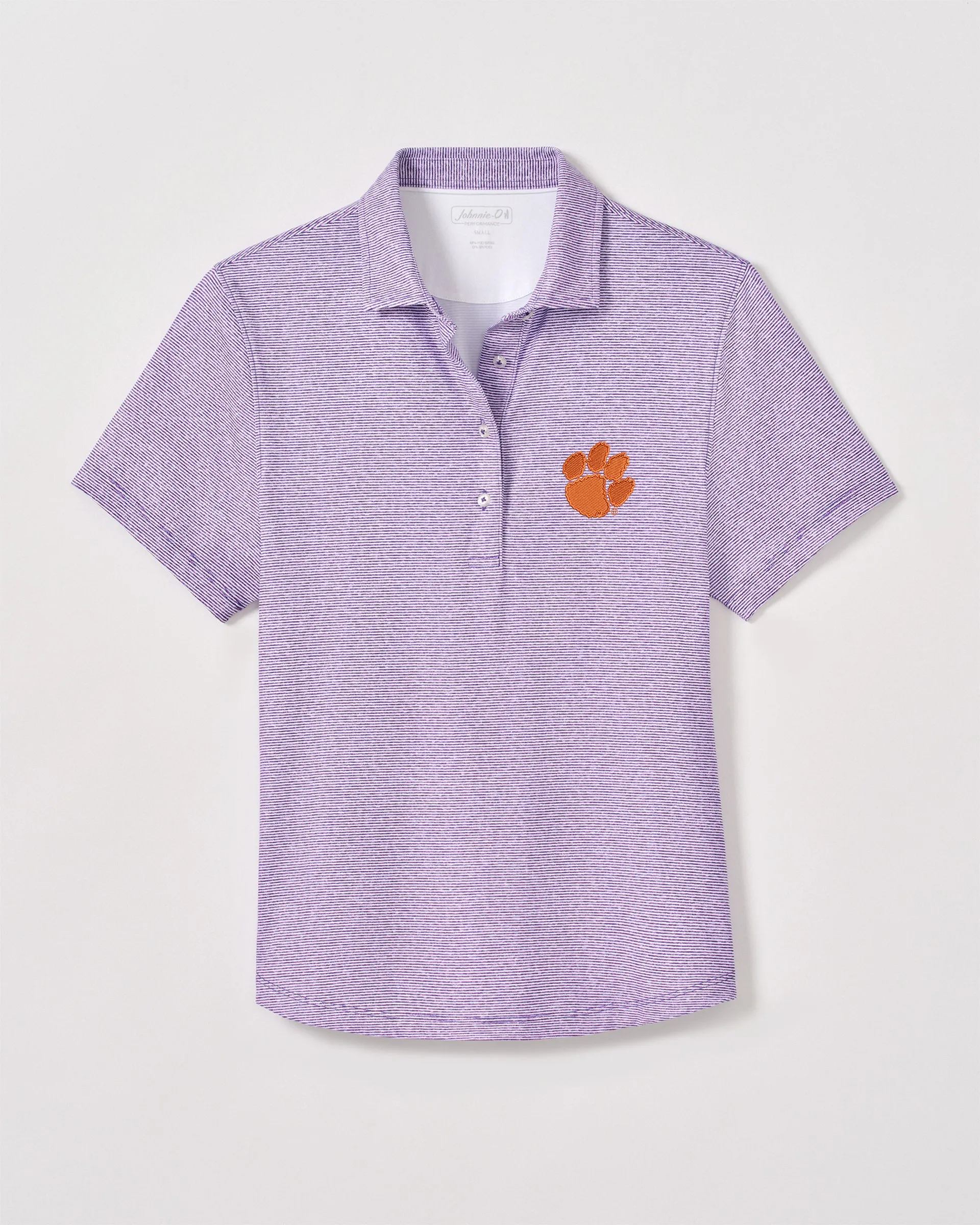 Women's Clemson University Maxine Featherweight Performance Polo sold by Johnnie-O product image thumbnail 3