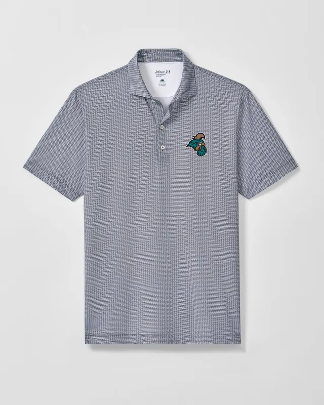 Coastal Carolina University Crosslink Printed Performance Jersey Polo made by Johnnie-O