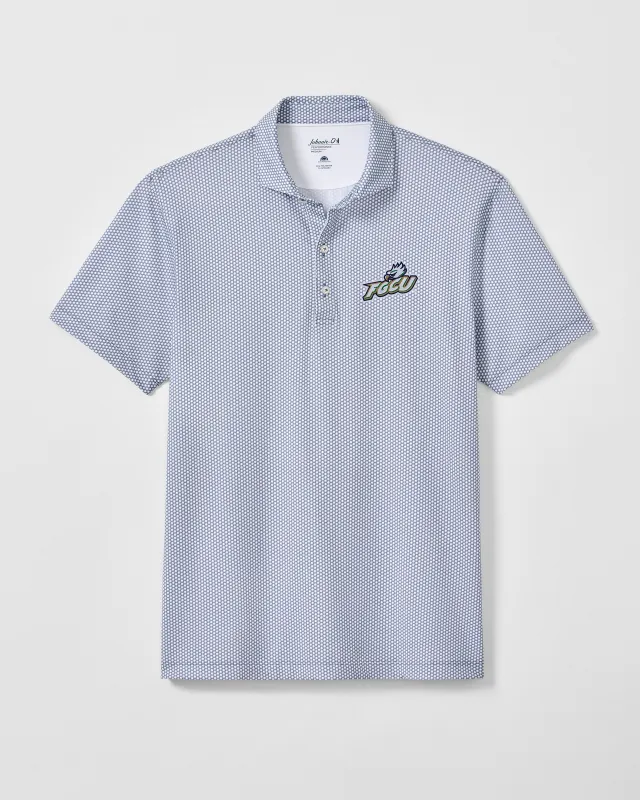 Florida Gulf Coast University Hex Performance Jersey Polo made by Johnnie-O