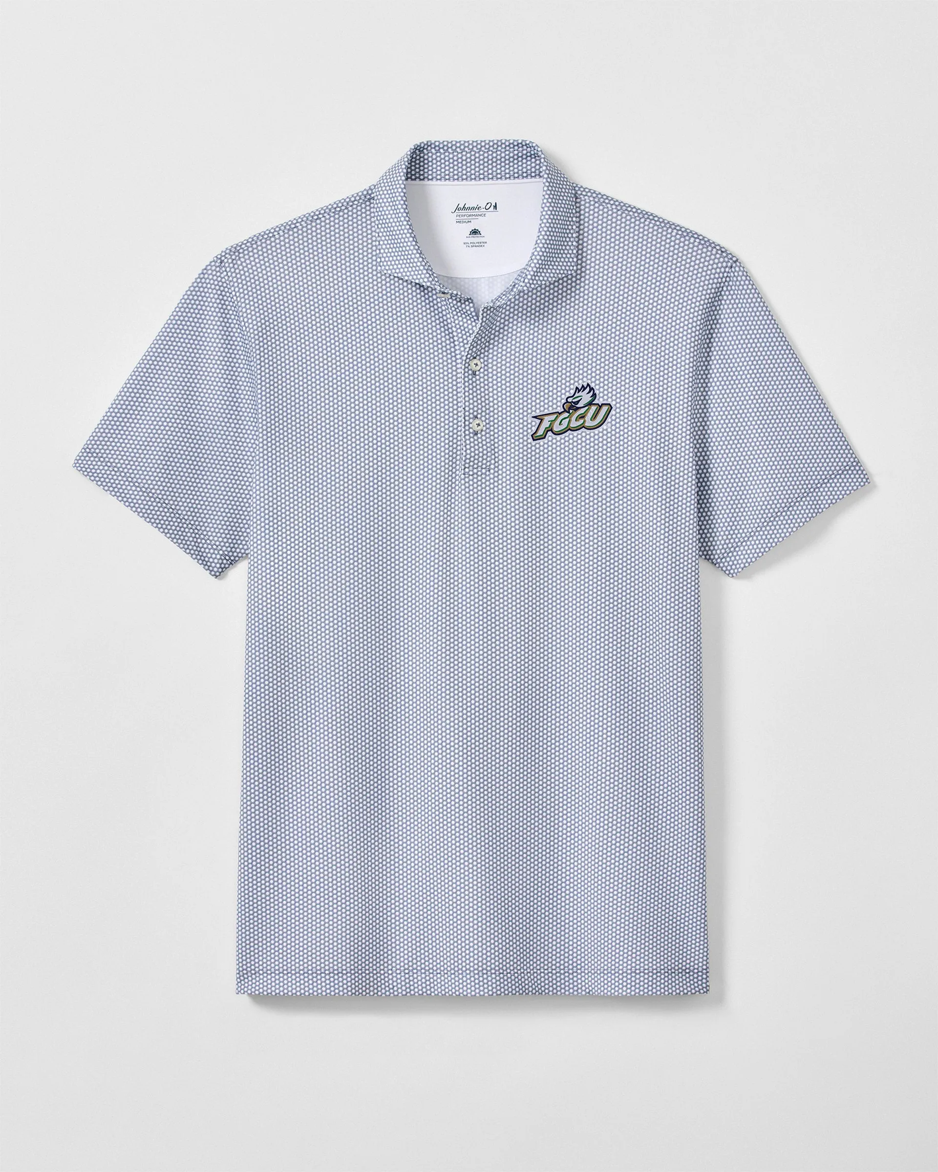 Florida Gulf Coast University Hex Performance Jersey Polo sold by Johnnie-O