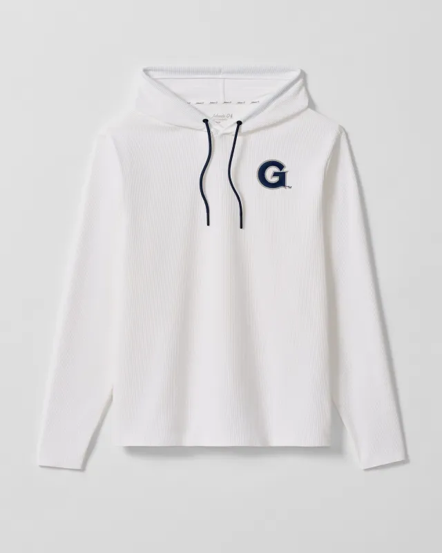 Georgetown University Hoppin Pop Performance Hoodie made by Johnnie-O
