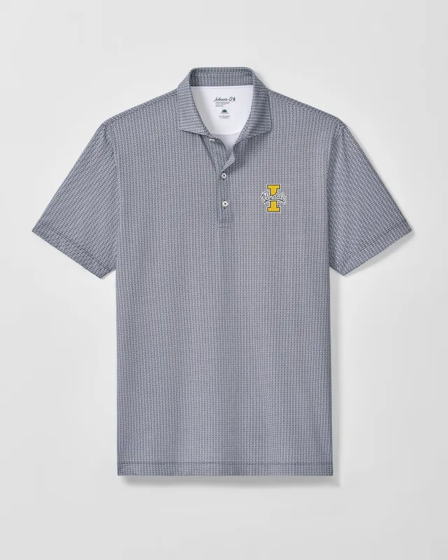 University of Idaho Crosslink Printed Performance Jersey Polo made by Johnnie-O