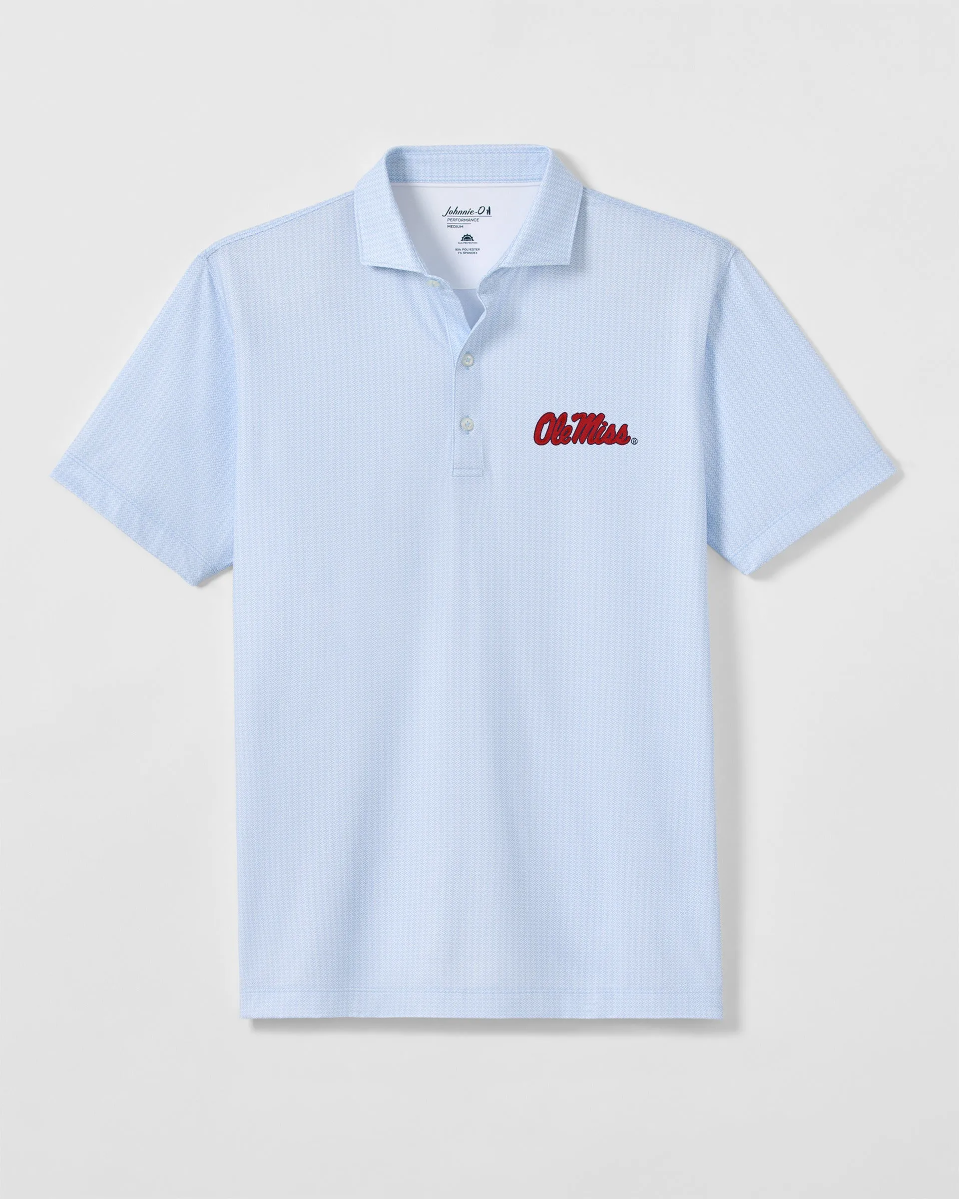 Ole Miss Crosslink Printed Performance Jersey Polo sold by Johnnie-O