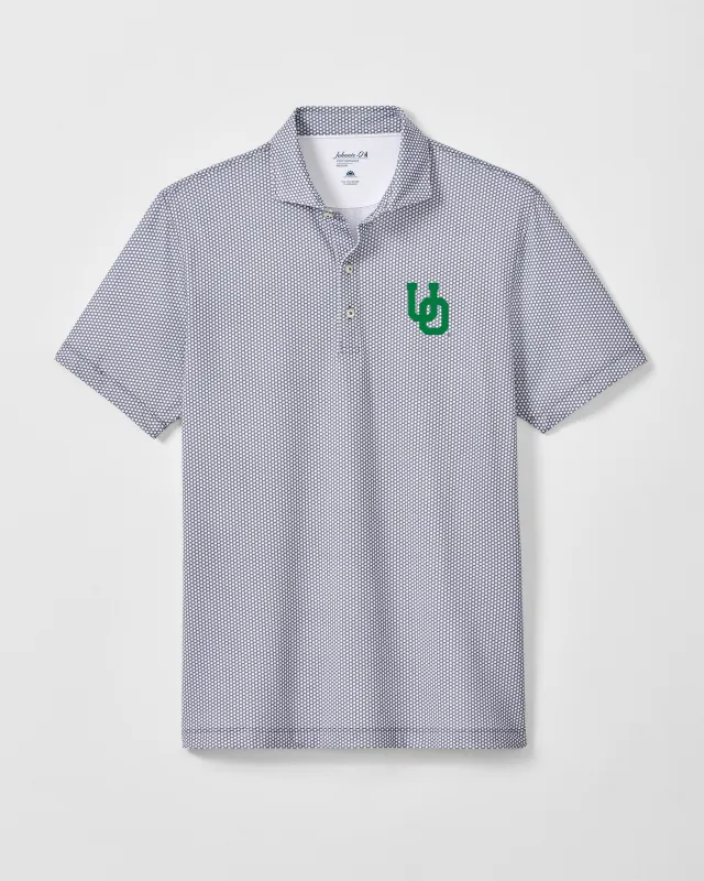 University of Oregon Hex Performance Jersey Polo made by Johnnie-O