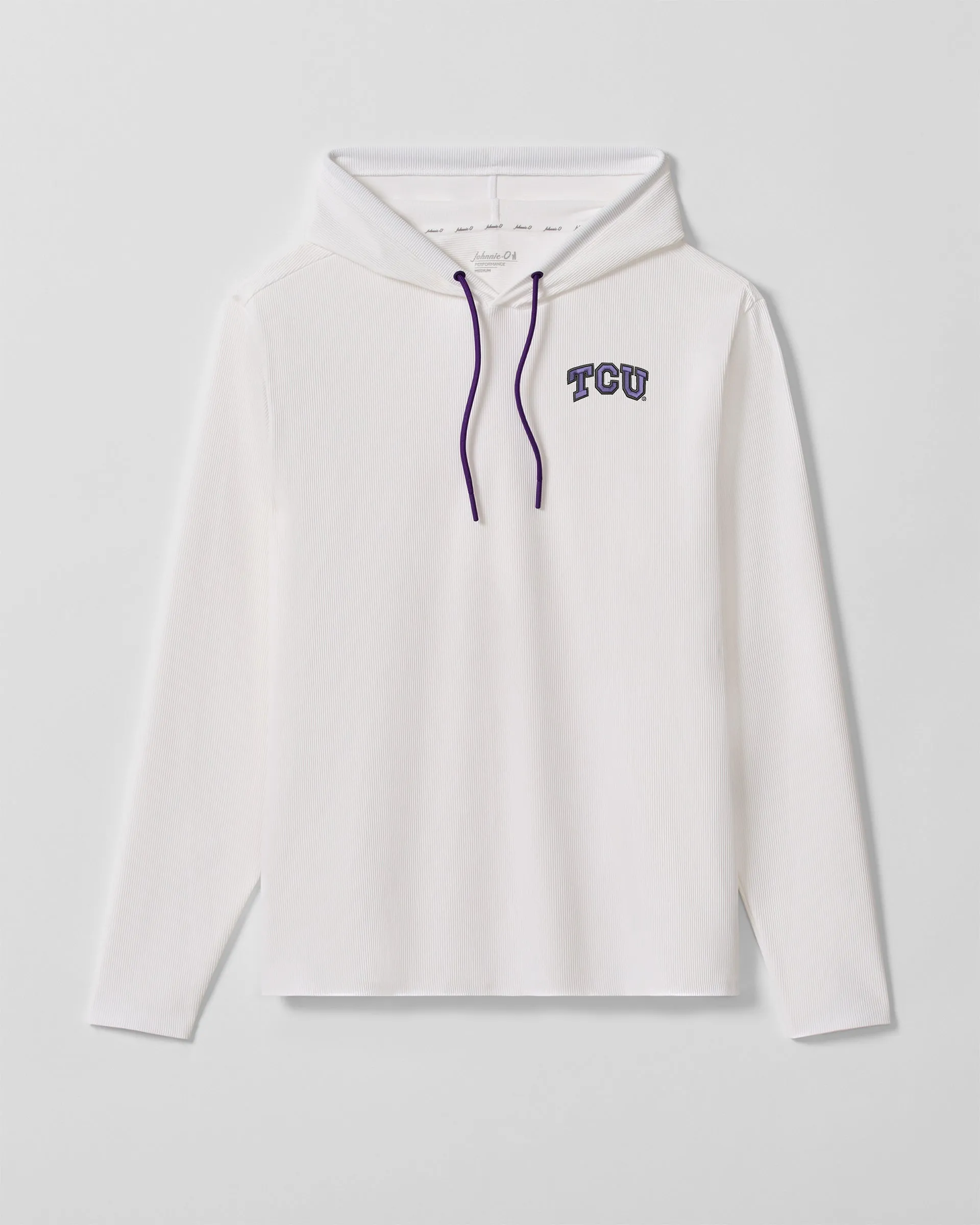 Texas Christian University Hoppin Pop Performance Hoodie sold by Johnnie-O